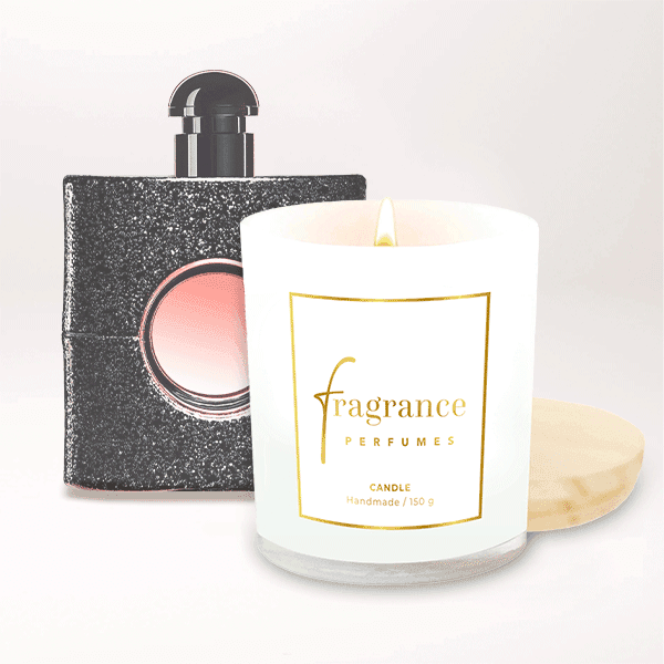 Inspirowany przez YSL Black Opium - Świeca zapachowa